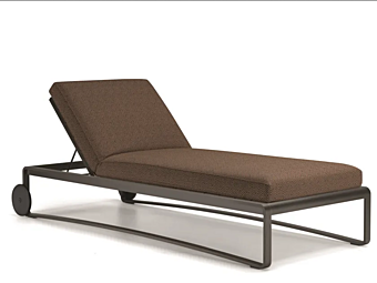Sonnenliege mit Rollen aus Aluminium Molteni & C Guell Sonnenliege mit Rollen aus Aluminium Molteni & C Guell Fabrik Molteni & C.(+VITRA) aus Italien