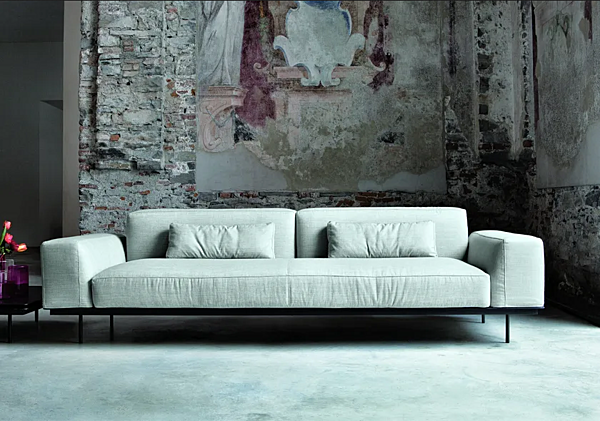 Ecksofa mit verstellbaren Rückenlehnen aus Stoff oder Leder VIBIEFFE 535 Sit Up Fabrik VIBIEFFE aus Italien. Foto №9