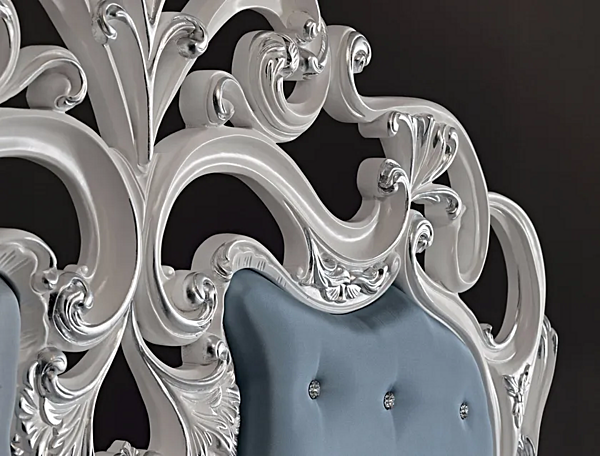 Doppelbett mit gepolsterter Rückenlehne Modenese Luxury Interiors 11213 Fabrik MODENESE GASTONE aus Italien. Foto №2
