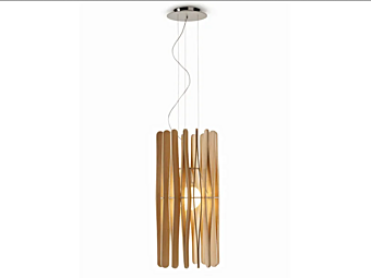 Hängelampe aus Holz Stick Fabbian F23 A01 69 Hängelampe aus Holz Stick Fabbian F23 A01 69 Fabrik Fabbian aus Italien