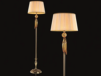 Stehlampe mit Kristallen Bloom PT1 Euroluce Lampadari