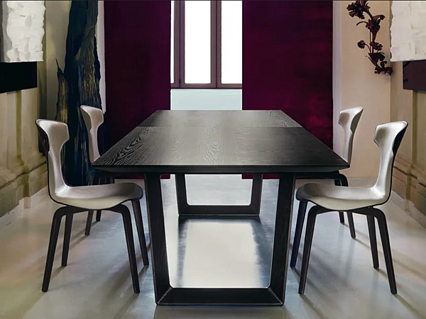 Rechteckiger Esstisch aus Massivholz Bolero POLTRONA FRAU Fabrik POLTRONA FRAU aus Italien. Foto №7