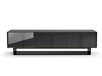 Sideboard aus Edelstahl und Holz Gallotti&Radice 5th Avenue Credence Sideboard aus Edelstahl und Holz Gallotti&Radice 5th Avenue Credence Fabrik Gallotti & Radice aus Italien
