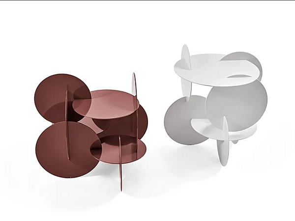 Metallkaffee Tisch Monete Gallotti Radice Fabrik Gallotti & Radice aus Italien. Foto №1