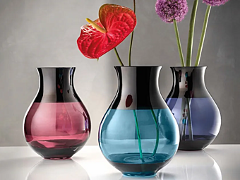 Kristallvase Infinity aus Glas Euroluce Lampadari