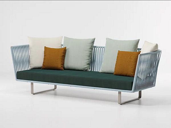 Garten-Sofa aus Aluminium mit weicher Rückenlehne KETTAL Bitta Fabrik KETTAL aus Italien. Foto №1