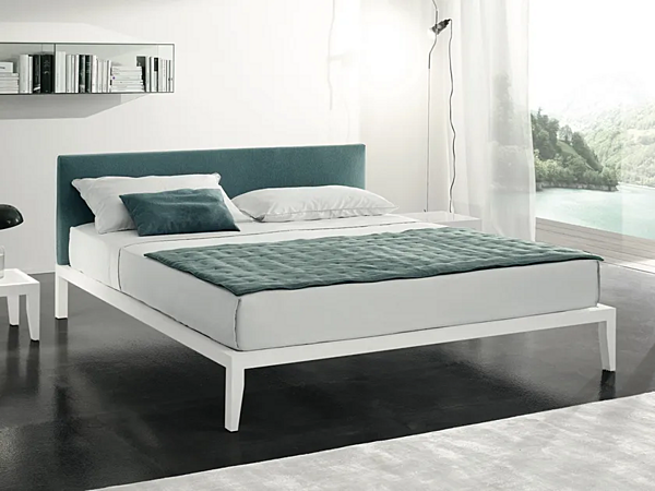 Doppelbett mit gepolsterter Rückenlehne Lera Air Duomo Design Fabrik Duomo Design aus Italien. Foto №1