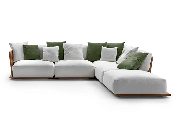 Ecksofa aus Stoff mit abnehmbarem Bezug Zante Outdoor FLEXFORM Fabrik FLEXFORM aus Italien. Foto №5
