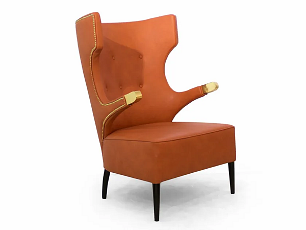 Sika Armchair mit Armlehnen aus Leder BRABBU Fabrik BRABBU aus Italien. Foto №1