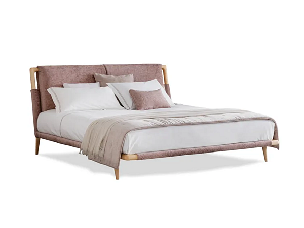 Doppelbett mit gepolstertem Kopfteil Flou Gaudi Fabrik Flou aus Italien. Foto №2