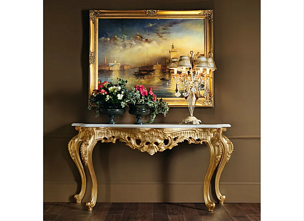 Konsolentisch aus massivem Holz Modenese Luxury Interiors 11606 Fabrik MODENESE GASTONE aus Italien. Foto №2