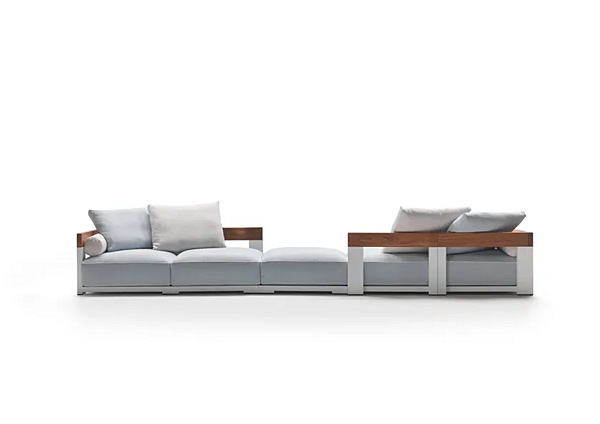 Ecksofa für den Garten aus Stoff FLEXFORM MILOS Fabrik FLEXFORM aus Italien. Foto №2