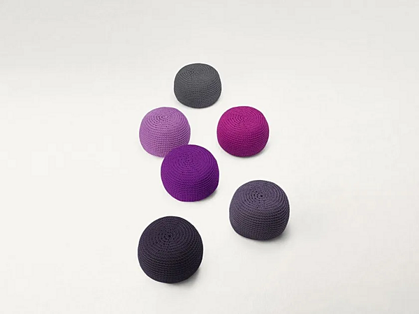 Stoffhocker Picot PAOLA LENTI B48A, J04A, B48B Fabrik PAOLA LENTI aus Italien. Foto №1