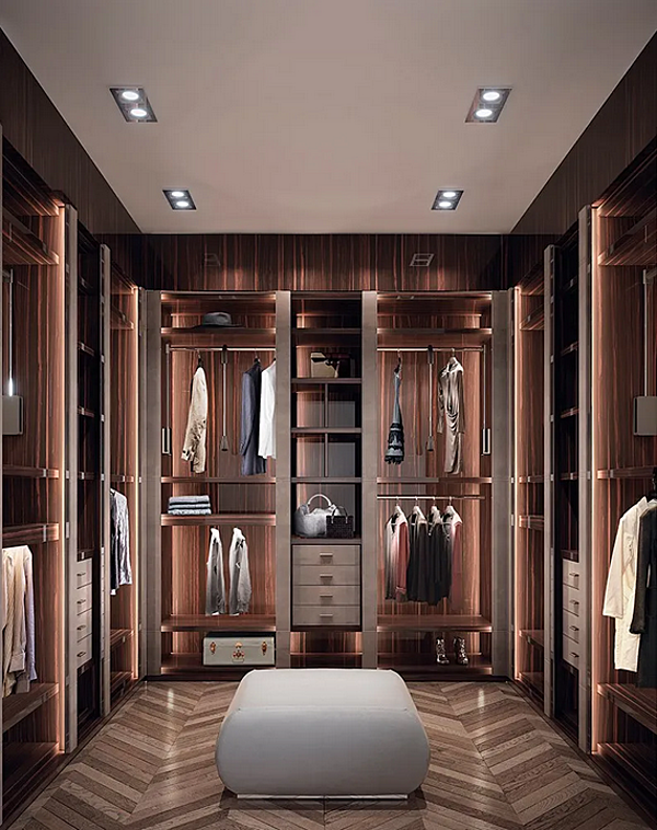 Maßgefertigter Kleiderschrank aus Holz Venere Capital Collection VEN.WR Fabrik Capital Collection aus Italien. Foto №3