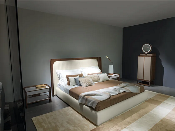 Holztisch mit Schubladen GIORGETTI Archibald 70070, 70071 Fabrik GIORGETTI aus Italien. Foto №3