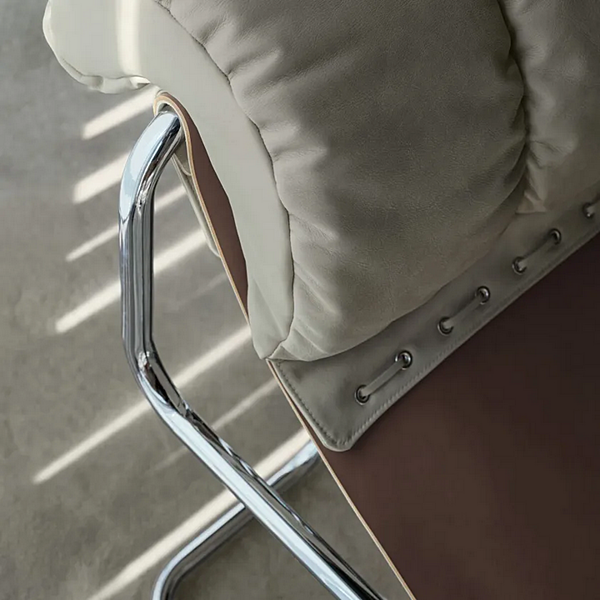 Lederarmchair mit Armlehnen I 4 Mariani Tucroma Fabrik i 4 Mariani aus Italien. Foto №6