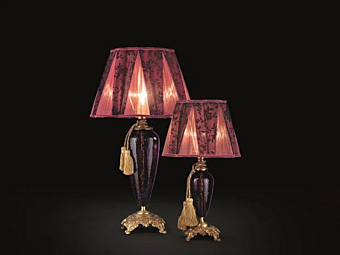 Nachttischlampe Barocco LG1 LP1 aus Glas Euroluce Lampadari
