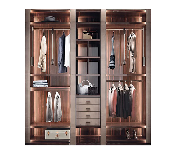 Maßgefertigter Kleiderschrank aus Holz Venere Capital Collection VEN.WR Fabrik Capital Collection aus Italien. Foto №2