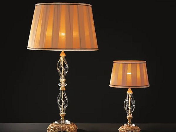 Tischlampe mit Swarovski-Kristallen Alicante Satin Euroluce Lampadari Fabrik EUROLUCE LAMPADARi aus Italien. Foto №1