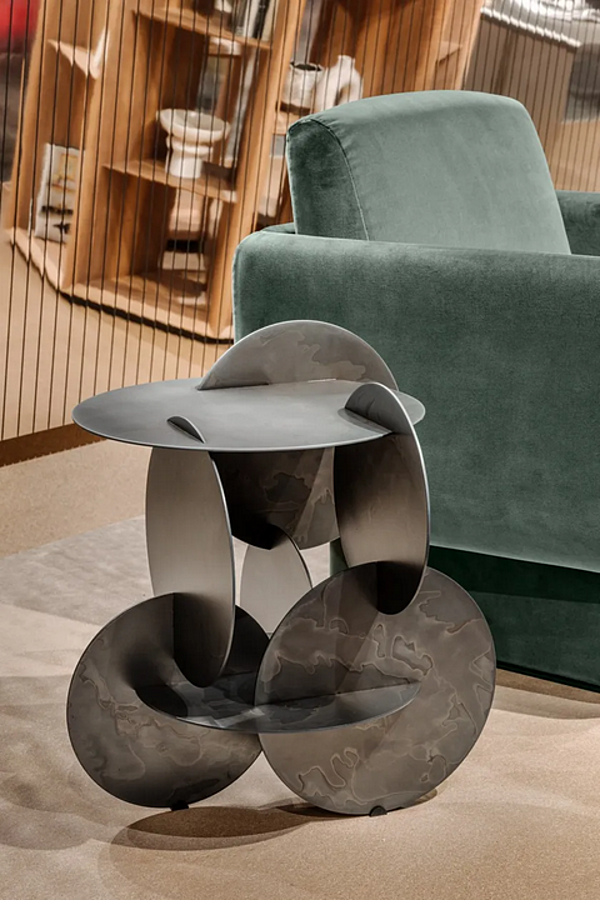 Metallkaffee Tisch Monete Gallotti Radice Fabrik Gallotti & Radice aus Italien. Foto №11