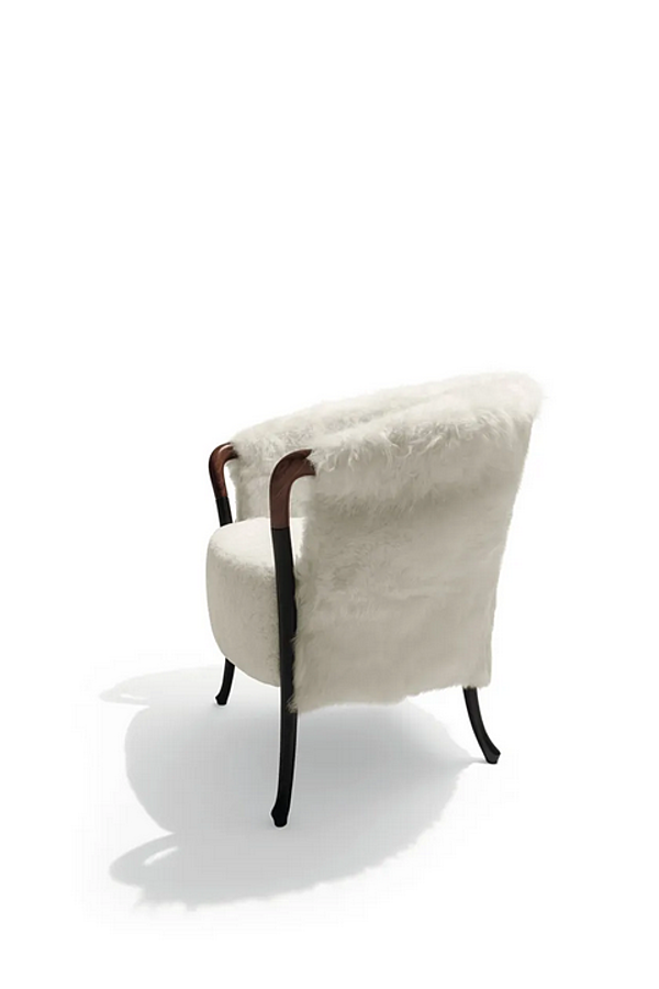 Faux-Fur Sessel mit Armlehnen GIORGETTI Progetti Fashion Fabrik GIORGETTI aus Italien. Foto №2
