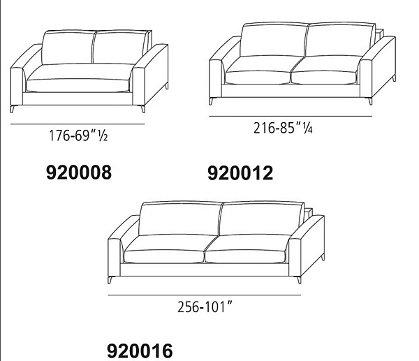 Ecksofa aus Stoff oder Leder VIBIEFFE 920 Zone Comfort Fabrik VIBIEFFE aus Italien. Foto №9