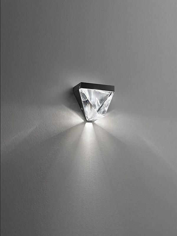 Wandleuchte aus Kristall mit LED Fabbian Tripla Fabrik Fabbian aus Italien. Foto №2