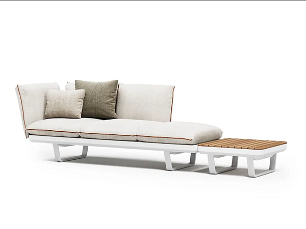 Modularer Garten-Sofa mit 3 Sitzen aus Stoff Atmosphera Kollektion Venedig Fabrik ATMOSPHERA aus Italien. Foto №2