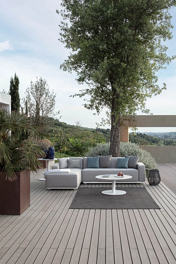 Modularer 3-Sitzer Gartensofa aus Stoff Atmosphera Laguna 30 LA.MD30, LA.MD31, LA.MD32 Fabrik ATMOSPHERA aus Italien. Foto №4