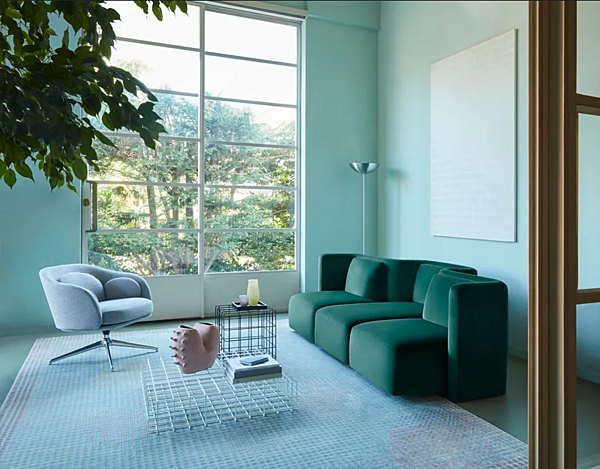 Modularer Stoffsofa Gala Saba Fabrik SABA aus Italien. Foto №12