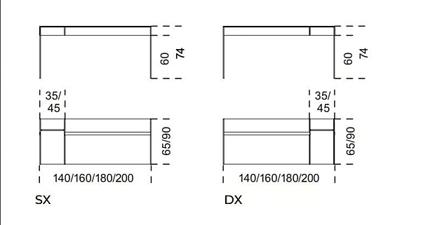 Schreibtisch aus Glas und Edelstahl mit Schubladen Gallotti&Radice AIR DESK W Fabrik Gallotti & Radice aus Italien. Foto №4