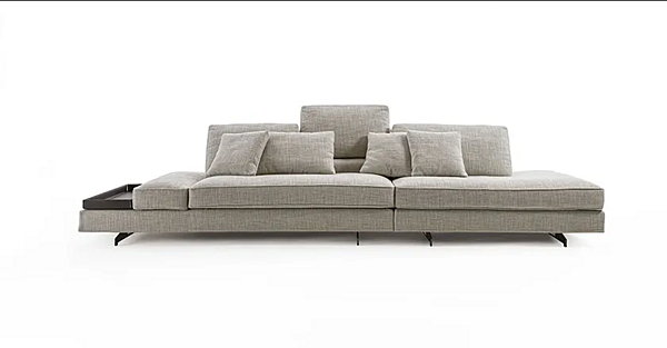 Ecksofa aus Stoff mit abnehmbarem Bezug Davis Flat Frigerio Fabrik Frigerio aus Italien. Foto №13