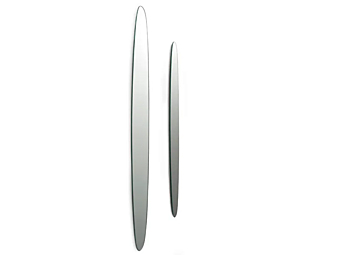 Ovaler Wandspiegel aus Glas Gallotti&Radice Keplero Ovaler Wandspiegel aus Glas Gallotti&Radice Keplero Fabrik Gallotti & Radice aus Italien