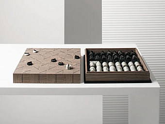 Schachbrett aus Walnuss GIORGETTI Check Mate GA450G