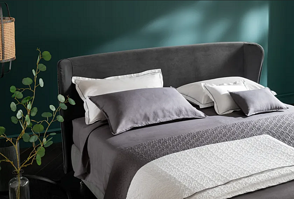Doppelbett mit gepolsterter Rückwand aus Stoff Altrenotti Margarita Fabrik Altrenotti aus Italien. Foto №5