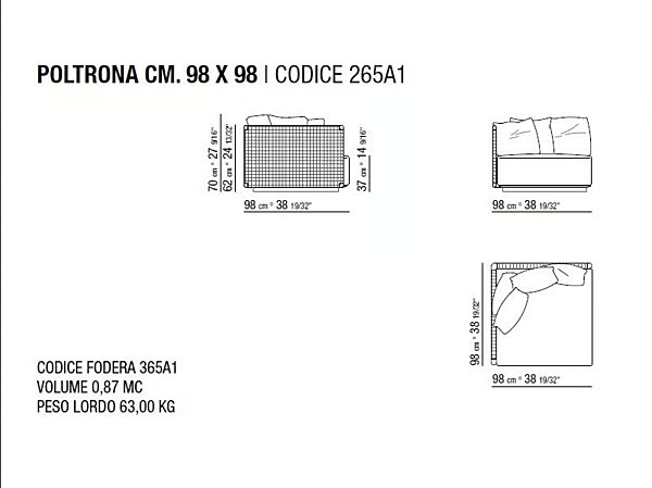 Gartenarmchair aus Stoff Eddy FLEXFORM Fabrik FLEXFORM aus Italien. Foto №2