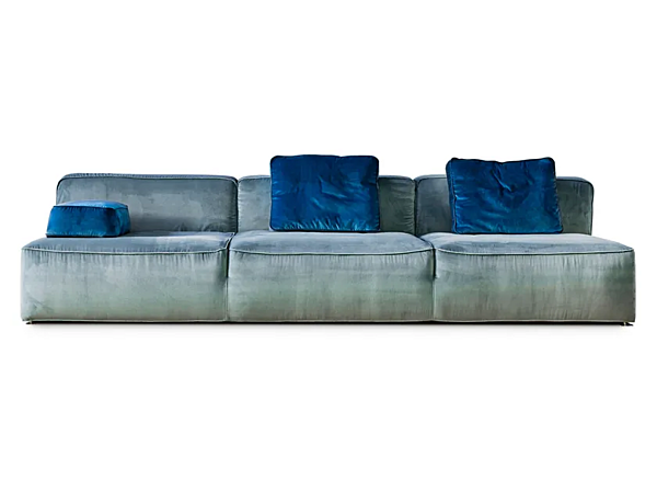 Ecksofa aus Stoff oder Leder VIBIEFFE 275 Glam Fabrik VIBIEFFE aus Italien. Foto №1