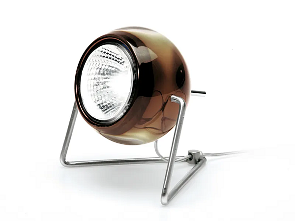 Verstellbare Tischlampe in Beluga-Farbe Fabbian Fabrik Fabbian aus Italien. Foto №5