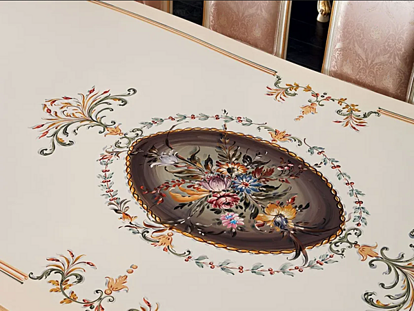 Rechteckiger Esstisch aus Massivholz Modenese Luxury Interiors 11114 Fabrik MODENESE GASTONE aus Italien. Foto №2