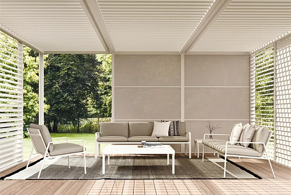 Dreisitzer Gartensofa aus Stoff KETTAL Park Life Fabrik KETTAL aus Italien. Foto №3