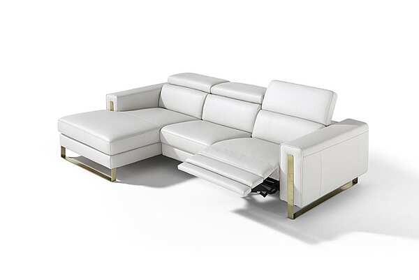 Zweisitzer Sofa mit Chaiselongue Egoitaliano Ashley Fabrik Egoitaliano aus Italien. Foto №2