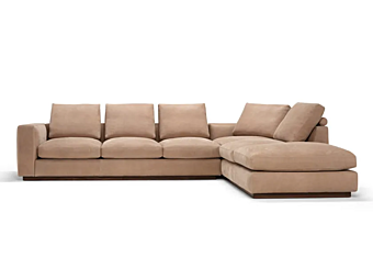 Ecksofa aus Stoff mit weicher Rückenlehne AMURA FRIPP AM025.031+052 Ecksofa aus Stoff mit weicher Rückenlehne AMURA FRIPP AM025.031+052 Fabrik AMURA aus Italien