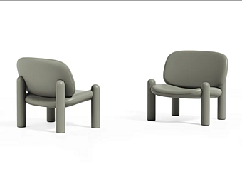 Lederarmchair Tottori Driade