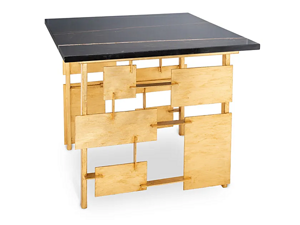 Quadratischer Couchtisch aus Marmor für das Wohnzimmer MARIONI RAYMOND 02716 Fabrik MARIONI aus Italien. Foto №1