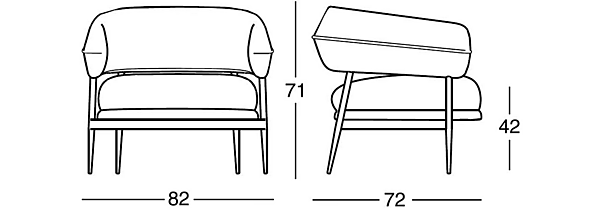 Lederarmchair mit abnehmbarem Bezug und Armlehnen ZANOTTA NENA LOUNGE 928 Fabrik ZANOTTA aus Italien. Foto №8