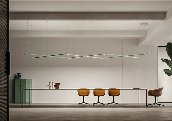 Modulare Pendelleuchte aus Metall AXOLIGHT Poses Fabrik Axolight aus Italien. Foto №9