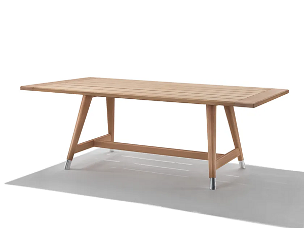 Gartentisch aus Iroko Holz FLEXFORM Desco Fabrik FLEXFORM aus Italien. Foto №2