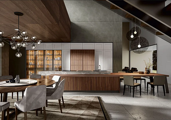 Moderne Holz-Küche Old Line Contemporary 3 0 Fabrik Oldline aus Italien. Foto №10