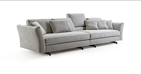 Ecksofa aus Stoff mit abnehmbarem Bezug Frigerio Davis Wave Fabrik Frigerio aus Italien. Foto №4