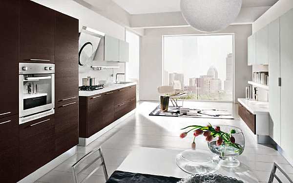 Küche HOME CUCINE frontali wengè Fabrik HOME CUCINE aus Italien. Foto №1